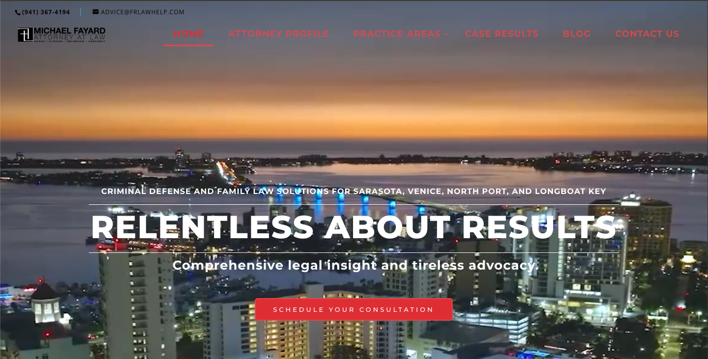 10 Best Sarasota Criminal Defense Attorneys 1 Michael Fayard, Attorney at Law