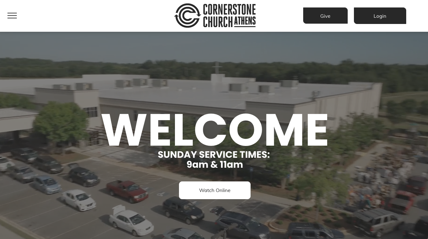 Cornerstone Church in Athens, Georgia Cornerstone Church in Athens, Georgia