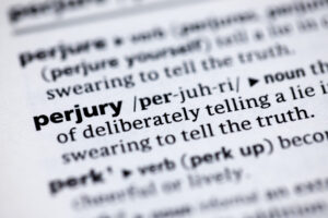 Elements Of Perjury You Need To Be Aware Of