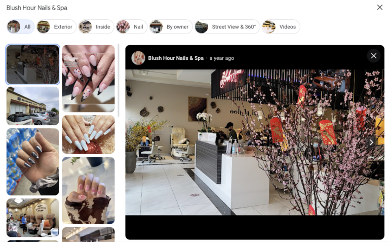 Blush Hour Nails & Spa nail salon in San Diego