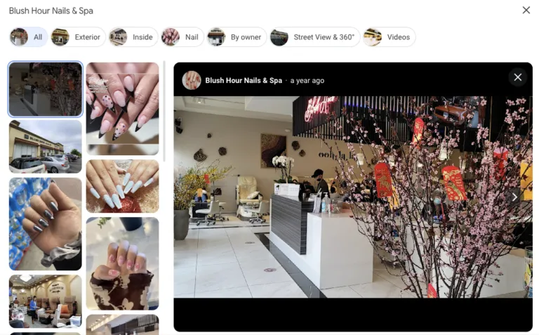 Blush Hour Nails & Spa nail salon in San Diego