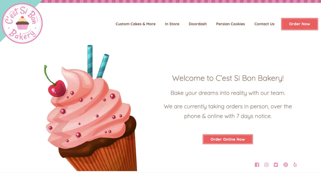 C'est Si Bon Bakery cake store in San Jose C'est Si Bon Bakery cake store in San Jose