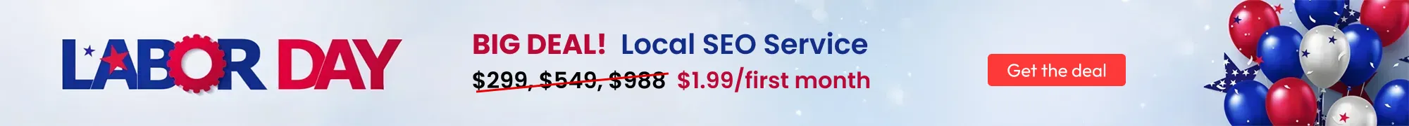 Labor day offer for local seo