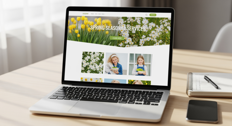 Featured image for Spring Service Pages SEO Seasonal Checklist